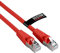rhinocables CAT 6a Ethernet Cable | 10Gbps S/FT High-Speed & Large Bandwidth Data Transfer | Reliable LAN Network RJ45 Cable | Wi-Fi Broadband Cable for Seamless Gaming & Streaming (0.25m, Red)