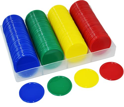 SmartDealsPro Set von 160 blickdicht 3/5,1 cm Kunststoff Counting Marken Poker Chips