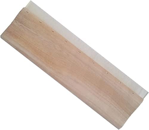 Siebdruck-Rakel, Tuschaber, 33 cm lang, Holzschaber 65 Durometer 10,2 cm breit