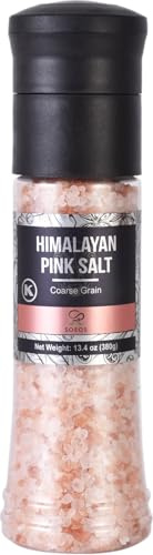 Soeos Himalayan Salt in Mill Coarse Grain 380g