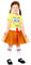 Amscan - Kinderkostüm Spongebob Schwammkopf, Kleid und Socken, Serie, Karneval, Motto-Party, Gelb