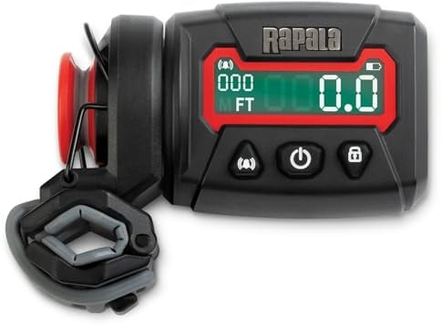 Rapala Digitaler Zeilenzähler, 0.26 kg, Digitaler Zeilenzähler, Fish Finder, Zeilenzähler, 4816495031, Rdlc, LCD