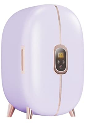Smart Beauty Refrigerator, Refrigerated Household Cosmetics Storage Small Refrigerator Mini Constant Temperature (Color : Purple)