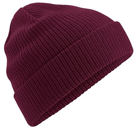 Beechfield B50N Organic Cotton Beanie - Burgundy