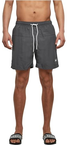 Urban Classics Homme Short De Bain Block Maillot, Marron, 5XL EU