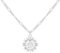 Brandlinger ® Halskette Damen Silber 925. Kette Sonne. Kette Damen vergoldet mit 18 Karat (Silber und Gold), Schmuck für Frauen und Mädchen. Kettenlänge verstellbar 40-45cm.