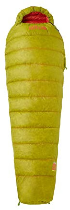 ALTUS Andes 400 H30, Sacco a Pelo in Piuma da 0,4 kg-Temperature +10°C|+5°C|-8°C Unisex-Adulto, Golden Lime, Taglia Unica