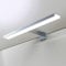 YIQAN 30cm LED Spiegelleuchte Badezimmer Lampe 7W 490 Lumen 230 Volt Bad Spiegellampe 4000K Vollaluminium 3in1 Badspiegelleuchte Wasserdichte IP44 Badspiegelleuchte Flimmerfrei­