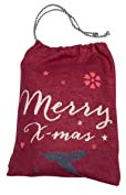 David Fussenegger Beutel Eco 'Merry x-mas' 40 x 50 cm Bordeaux