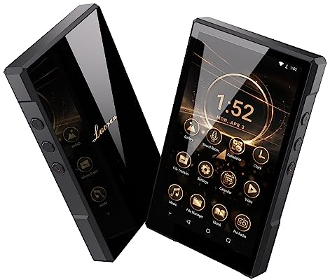 3+96GB MP3 Player with Bluetooth,Supports APK Downloaded,5000mAh Battery Pre-Installed Spotify,Audible, and 5.0'' 720 * 1280 IPS, MTK8 Core, CNC Aluminum Housing up to 1TB