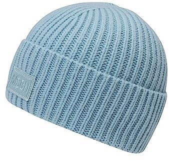 MOSS COPENHAGEN Damen, Unisex Mütze Kara hellblau One Size