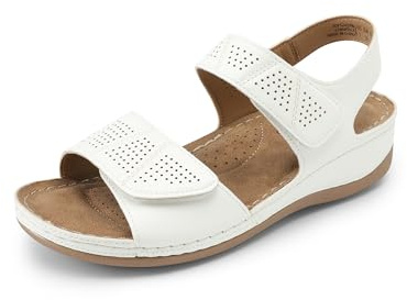 DREAM PAIRS Women's Wedges Sandals | lightweight construction, foot-contouring insole, casual summer walking
