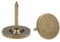 QUARKZMAN 30Pcs Clous de Tapissier, Tête Plate de 11mmx13mm, Clous Décoratifs pour Meubles, Canapés, Têtes de Lit, Bronze