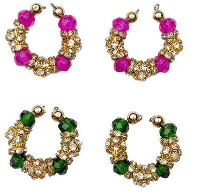 Set of 2 Pair Designer Bangles Goddess Set for Ganesh G/Laddu Gopal/Devi Maa/Radha Krishna Haar Sringar Set Deities jewellary Set for All God Idol Statue Festival(Size:-0,Color:-Purple & Green)