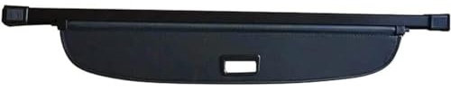 WHLXQ Auto Hintere Kofferraum Hutablage FüR BMW X1 F49 2016 2017 2018 Einziehbare Trunk Cargo Abdeckung Schattenschutz PrivatsphäRe,A/Black