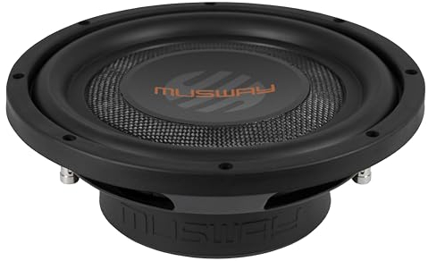 Musway MWS1044-25cm (10) Flat Subwoofer mit Doppelschwingspule und 600W max.