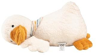 Sterntaler Schlaf Gut Figur Ente Edda - Baby und Kinder Einschlafhilfe mit Soundmodul - Kuscheltier mit Soundmodul hilft beim Einschlafen - Geräuschmodul mit beruhigenden Tönen, cremeweiß