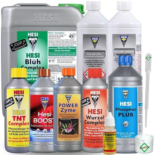 Weedness Hesi Dünger Starter Set All-Star Extrem - Grow Anbau Indoor Dünger Kit Naturdünger