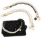 Cosmeria 2 Stück Hochwertige Metalltaschenkette Gold Schulterriemen Verstellbar für Handtaschen Umhängetaschen DIY Zubehör