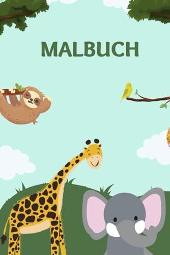 Malbuch für Kinder - Tiere