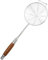 JISADER Colador de acero inoxidable, colador asiático, cucharón, utensilio de cocina, cuchara de malla, colador de pasta para cocina, 13.5x43cm