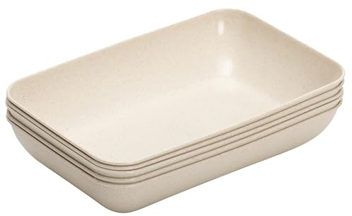 Betzold Materialschalen aus treeNside-Material, Natur – Bastelschalen-Set für Kita