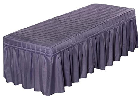 Cache-sommier pour table de massage avec trou Violet fumé 190 x 70 cm