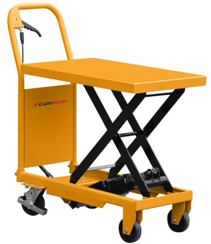 CORMAK Scheren-Hubwagen TA15 Scherenhubwagen Hubwagen Hubtischwagen 150kg 600mm