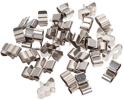 Zerodeko 3 Sätze Kabelklemmen Kabelclips für Solarpanel Kabelmanagement Rostfrei Installieren für Trailerrahmen Kabelorganisation
