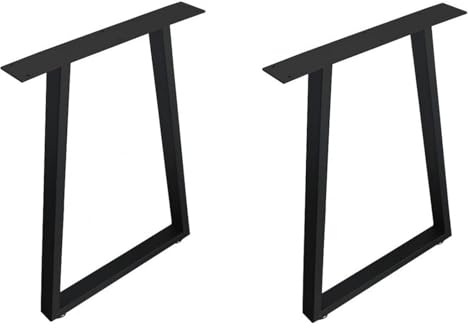Pieds de table en métal, pieds de table basse en métal, 2 pieds de table en métal robustes - Pieds de table carrés industriels, pieds de table de meubles DIY, pieds de table basse, pieds de meubles