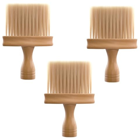 3 PCS Instrument Dusting Brush, Professional Cleaning Tool Double Sided Wooden Cleaner Soft Bristles Non-Scratch Design for Keyboards Pianos Car interior