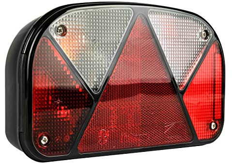 LAS 10134 Rückleuchte Anhänger MULTIPOINT 2, Links, mit Kennzeichenbeleuchtung, Schwarz