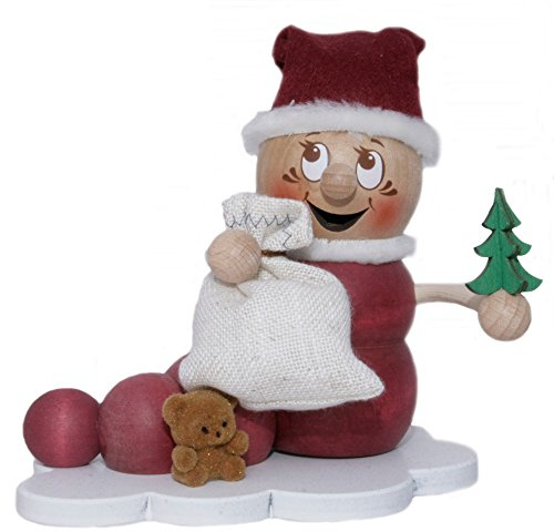 Kuhnert Räuchermann Räucherwurm Weihnachts-Rudi 13 cm 37005