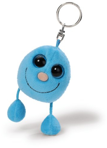 NICI 37014 - Crazy Egg Schlüsselanhänger, blau