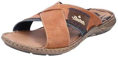 Rieker Homme 22099 Mules, Braun (Nut/Nautic/Zimt/Navy / 25), 43 EU