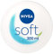 NIVEA Soft Moisturising Cream (300ml), 48H Moisturising Cream for Face, Body and Hands with Vitamin E and Jojoba Oil, Hand Cream Moisturises Deeply, Vegan Formula Day Cream