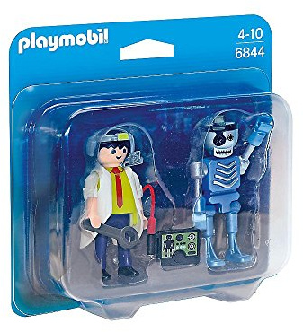 PLAYMOBIL 6844 Duo Pack Professor und Roboter