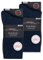 Lot de 6 Paires de Chaussettes Diabetiques Homme Femme 97% Coton sans Elastique & sans Couture (43-46 Bleu)