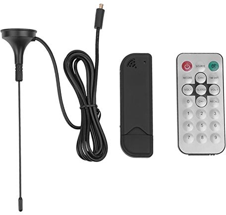 Diyeeni USB TV Tuner Mini USB 2.0 Ricevitore TV ISDB-T Digital TV Stick Tuner Registratore Video Registratore Digitale per PC Portatile, con Radio FM e Funzione Dab.