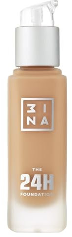 3INA MAKEUP - The 24H Foundation 606 - Ultraleichtes Rosa Foundation mit Unterton Rosa - Foundation Hauttonanpassend - 24H Langlebige Formel Wasserdichte Foundation - Vegan - Cruelty Free