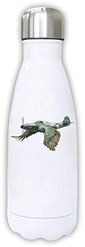 Iprints Military Plane Bird Graphic Funny Thermal Water Bottle
