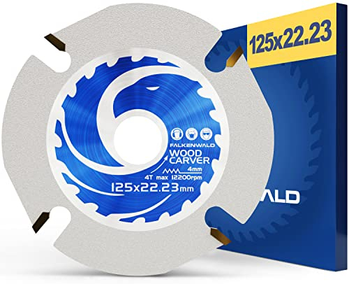 FALKENWALD® Flexscheiben 125 holz - Trennscheibe Holz Sägeblatt 125mm - Speedcutter Holz - Winkelschleifer Zubehör holz