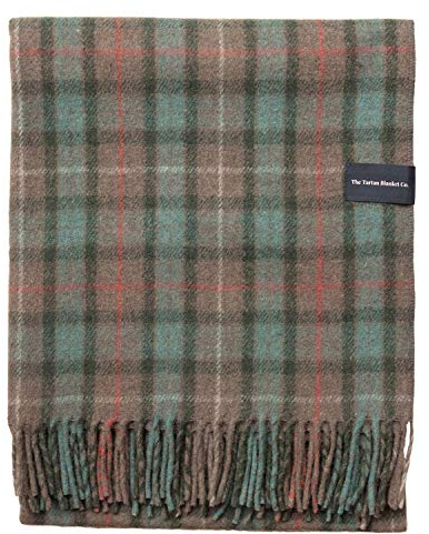 The Tartan Blanket Co. Recycelte Wolle Kniedecke - Fraser Hunting Weathered Tartan (72cm x 165cm)
