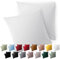 Blumtal Federe Cuscini Divano 40 x 40 cm - Set di Copricuscini per Divani in Microfibra a 2 Pezzi con Chiusura a Zip, certificati Oeko-Tex, extra morbidi e lavabili - Bianco