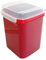Tupperware Bellevue 5,5 Liter Naschkätzchen Dose Vorrat Apollo Royal Schatztruhe Keksdose rot