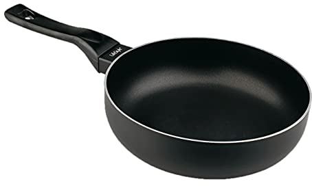 Tradineur - Sartén Profunda de inducción rápida antiadherente - Fabricado en Aluminio - Incluye mango de silicona - Apto para inducción, gas, electricidad y vitrocerámica - Ø 26 cm
