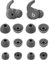 Rqker Ohrstöpsel, kompatibel mit Beats Fit Pro Ohrhörern und Studio-Knospen, S/M/L, Größen S, M, L, 6 Paar, weiche Silikon-Ersatzspitzen, kompatibel mit Beats Studio Buds & Fit Pro, Grau 12