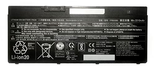 7XINbox 14.4V 50Wh FPB0338S FMVNBP247 FMVNBP248 FPCBP531 CP734928-01 CP721834-01 Laptop-Batterie kompatibel mit FUJITSU LIFEBOOK E548 E558 T937 T938 U747 CP743229 U748 U757 CP743228 U758