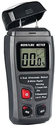 Feuchtigkeitsmesser Feuchtigkeitsmesser Digital LCD Holz Feuchtigkeitsmesser Detektor Tester Brennholz Feuerpapier Karton Feuchtigkeitsmessung