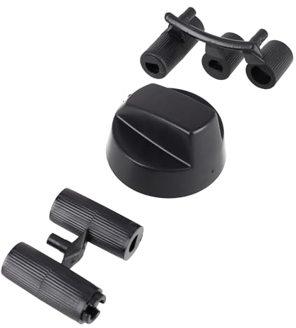 sparefixd for Samsung Cooker Oven Black Control Knob Knobs x 4